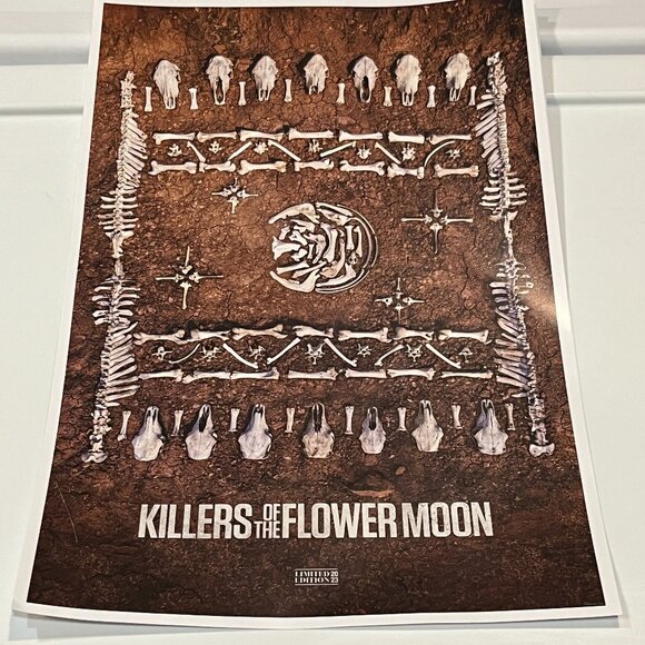 Killers Of The Flower Moon Movie 11x17 Bones Poster - Picture 1 of 1